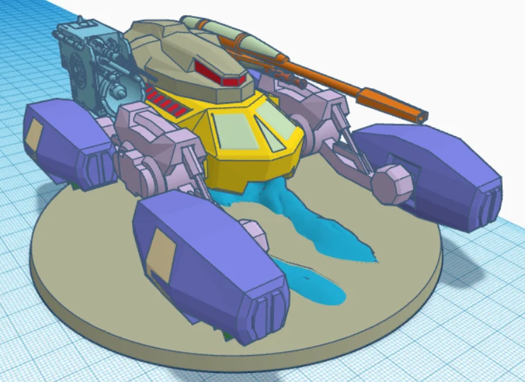 Dune Crawler weapons for Ground-Armored-Tank