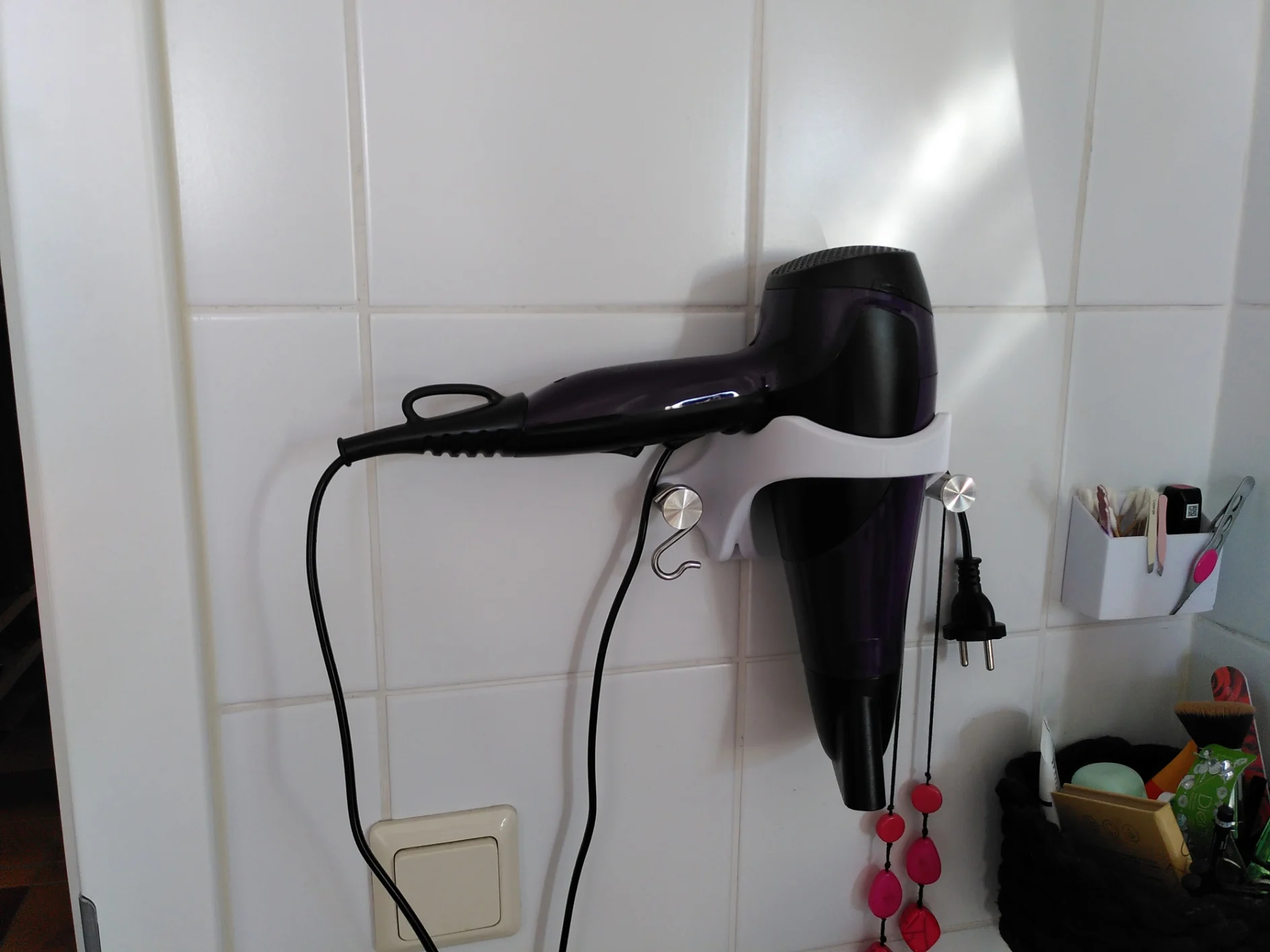 Halter Fön / Hair Dryer Holder (Remington - 90mm Durchmesser / Diameter)