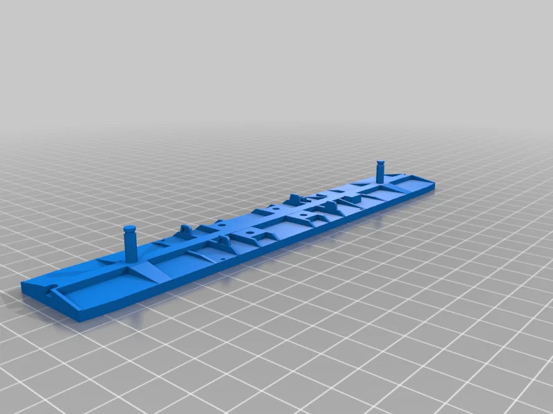 Model of Soviet refrigerating train diesel-electric station car in 1/87 scale (H0)