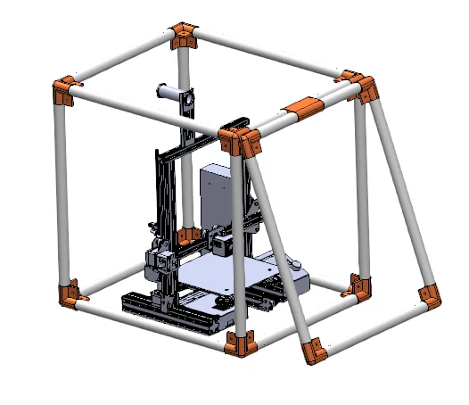 3d printer encloser ( full model on printables.com )