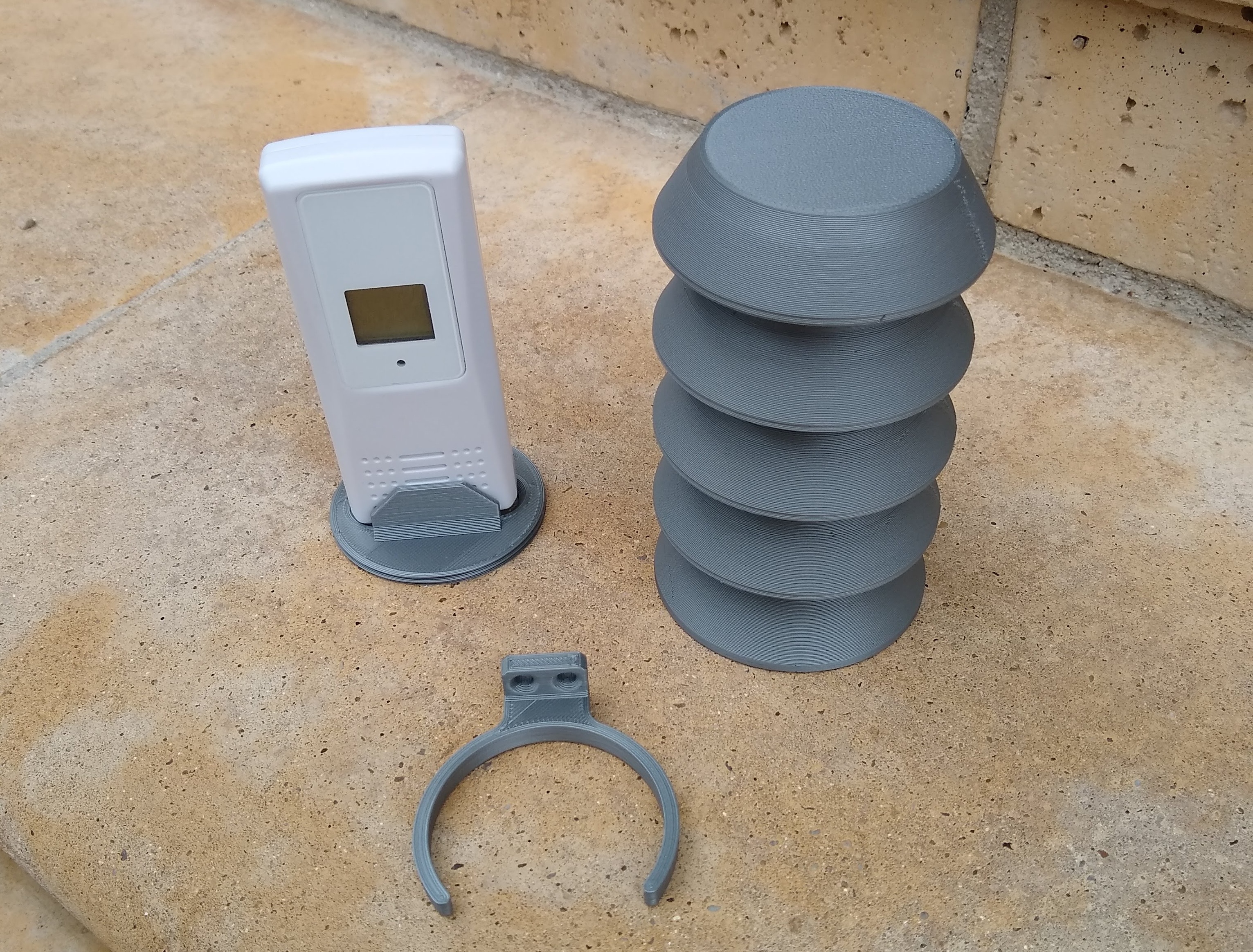 Weather Sensor Protection Shield with Mount