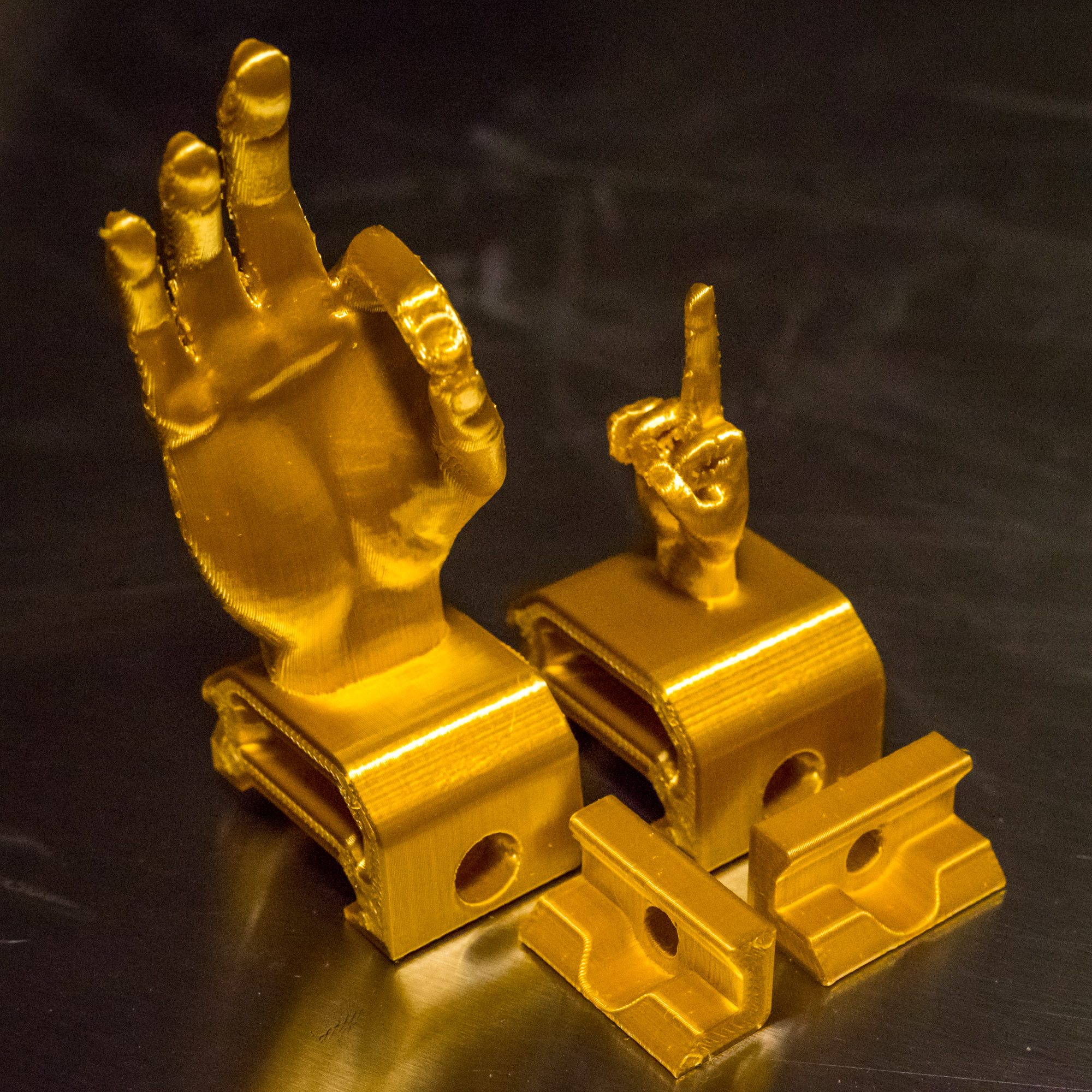 Picatinny sights - Middle Finger + OK Sign