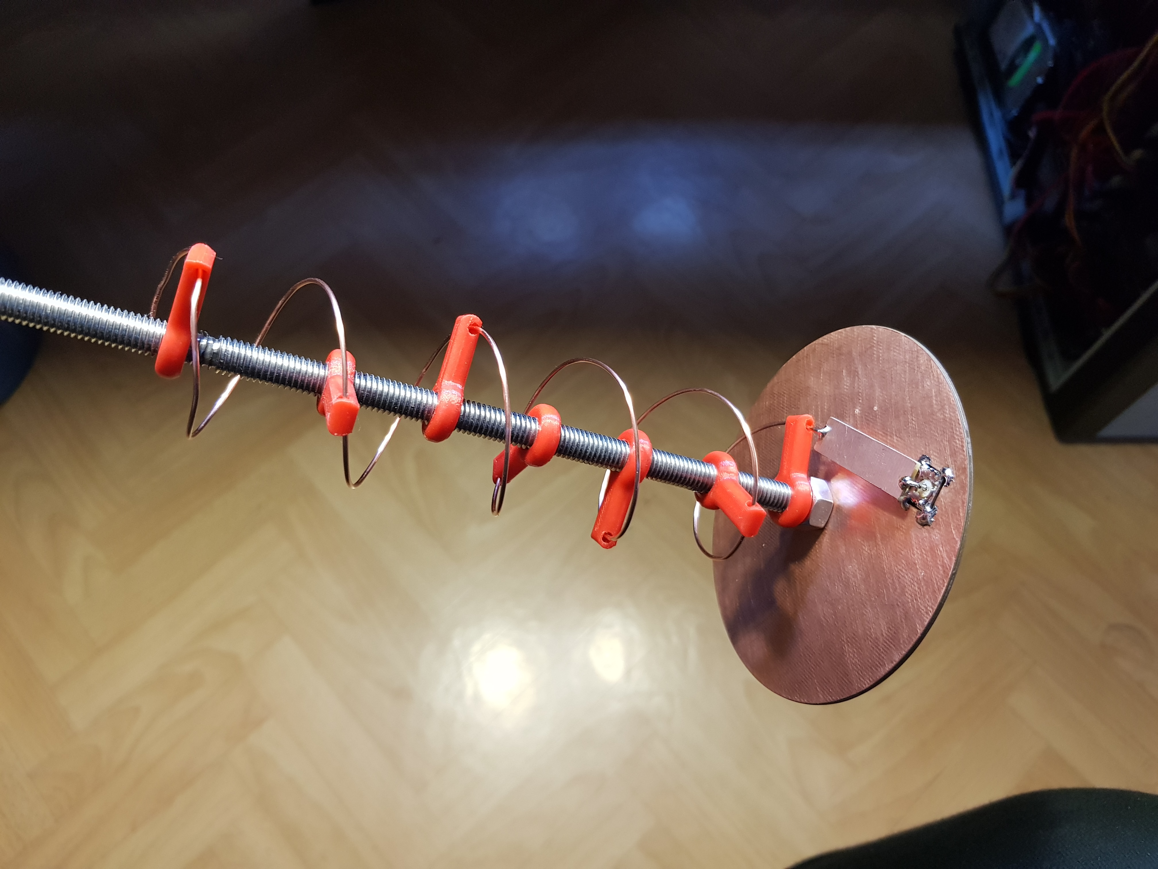Holder for 2.4ghz Helix OSCAR 100 - QO100