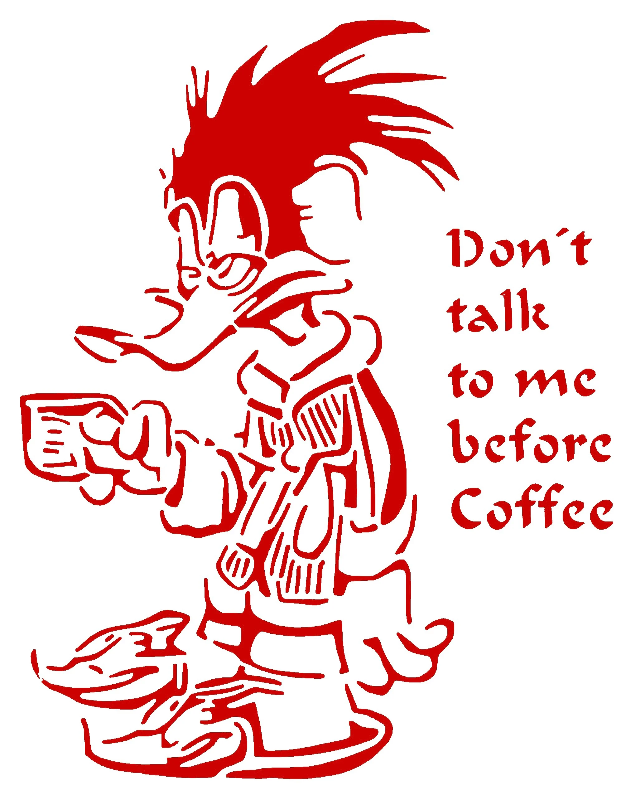 Woody Woodpecker stencil 2