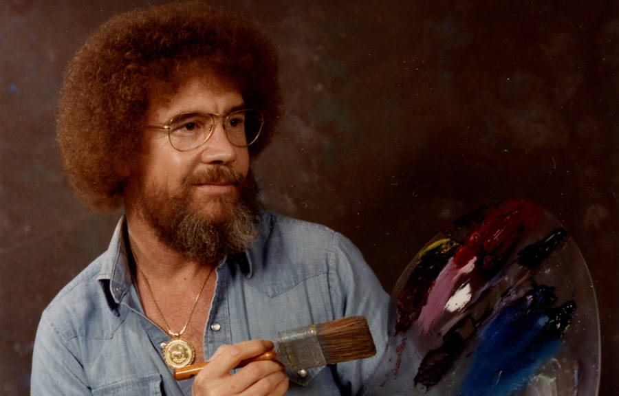 bob ross lithophane