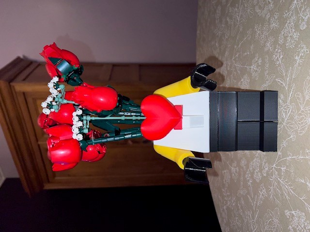 Vase LEGO pour Fleurs LEGO Valentine's day