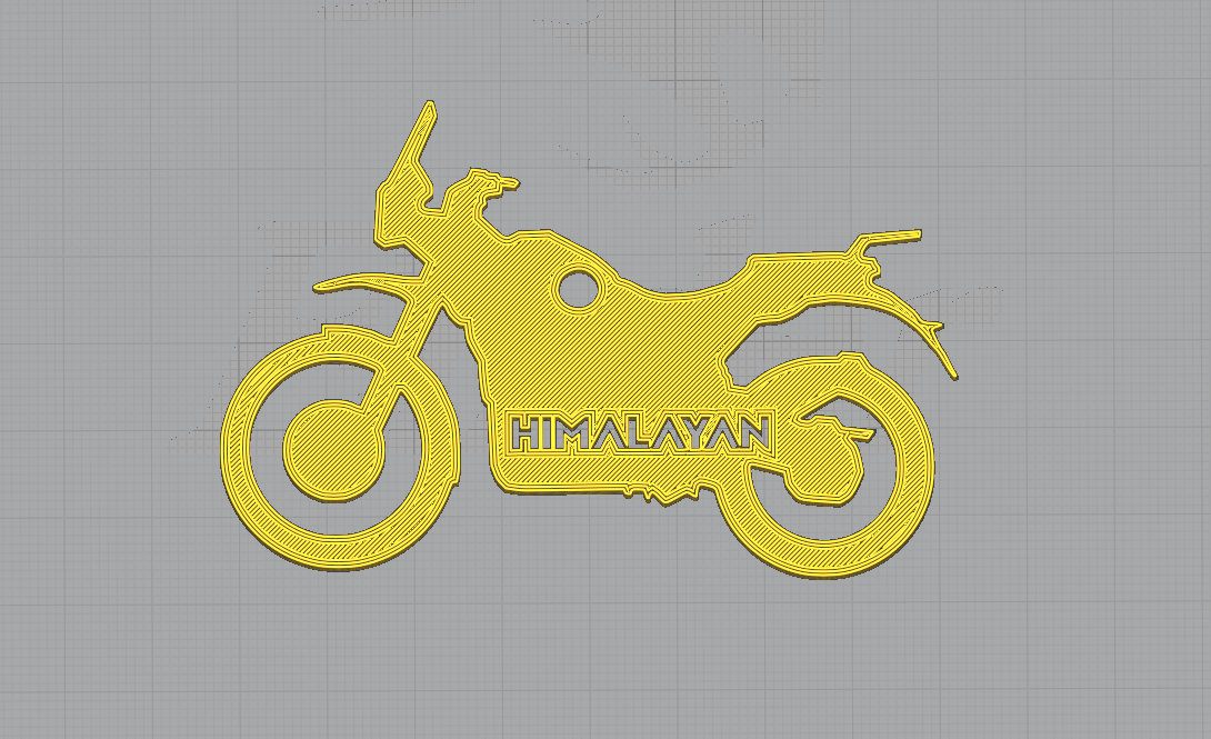 Royal Enfield Himalayan Keychain (V.2)