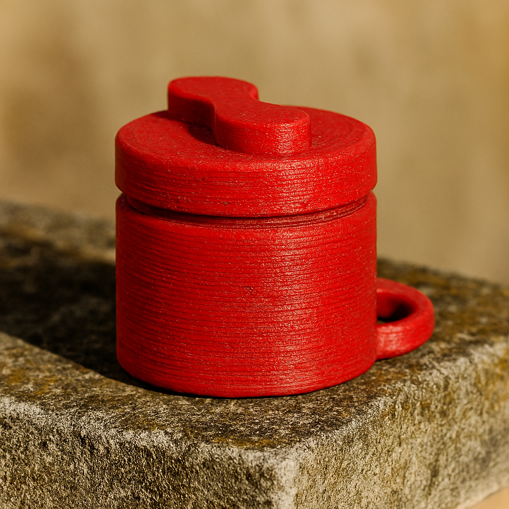 Compact 3D-Printed Ashtray with Optimized Threading