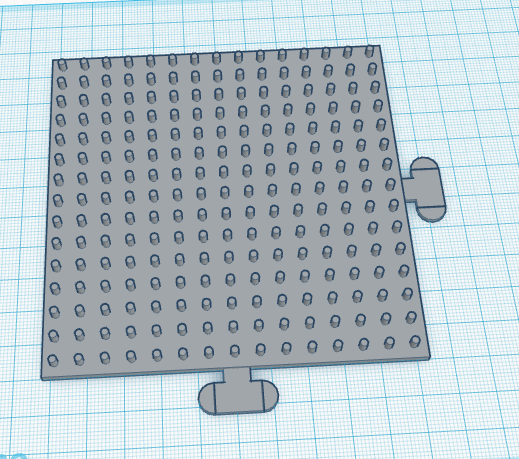Perler/Hama/Fuse beads 15x15 interlockable pegboard