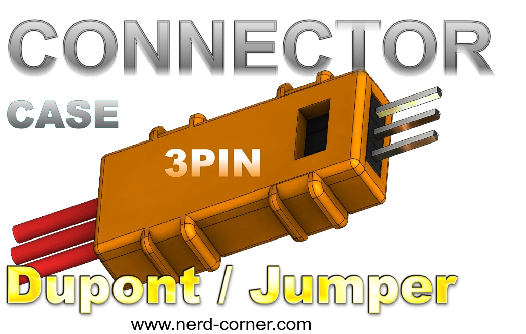 Connector housing Dupont 3Pin