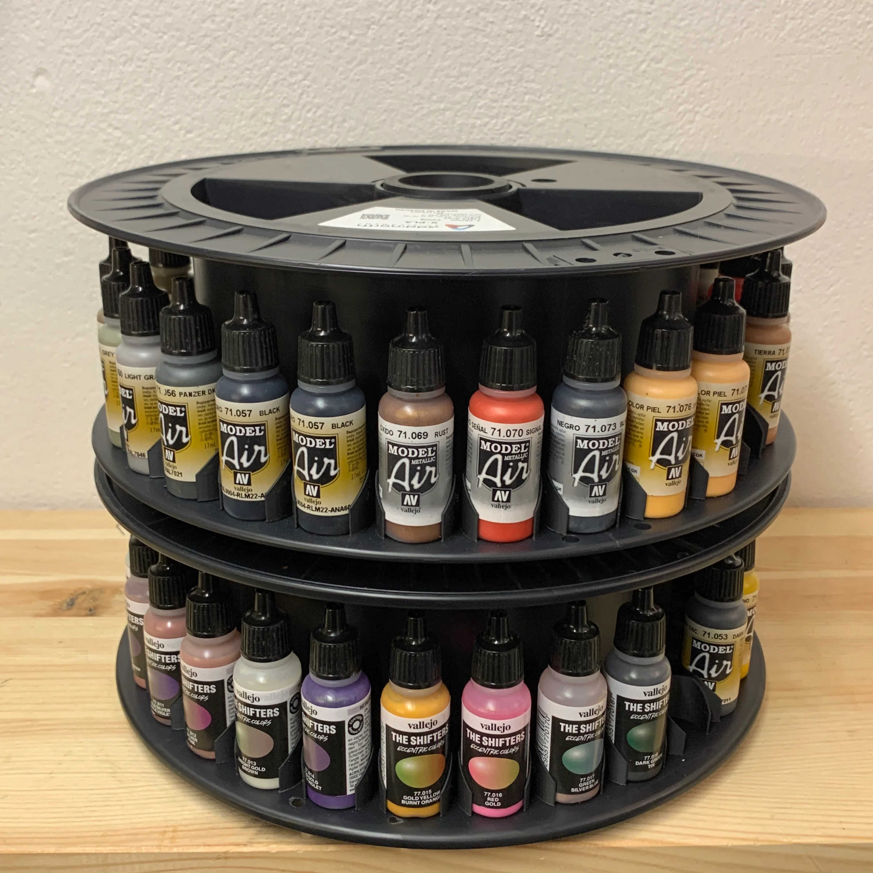 Stackable Filament Spool paint organizer