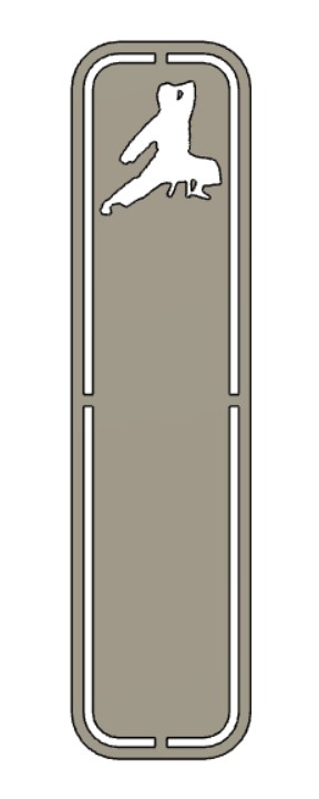 Karate Dude Bookmark