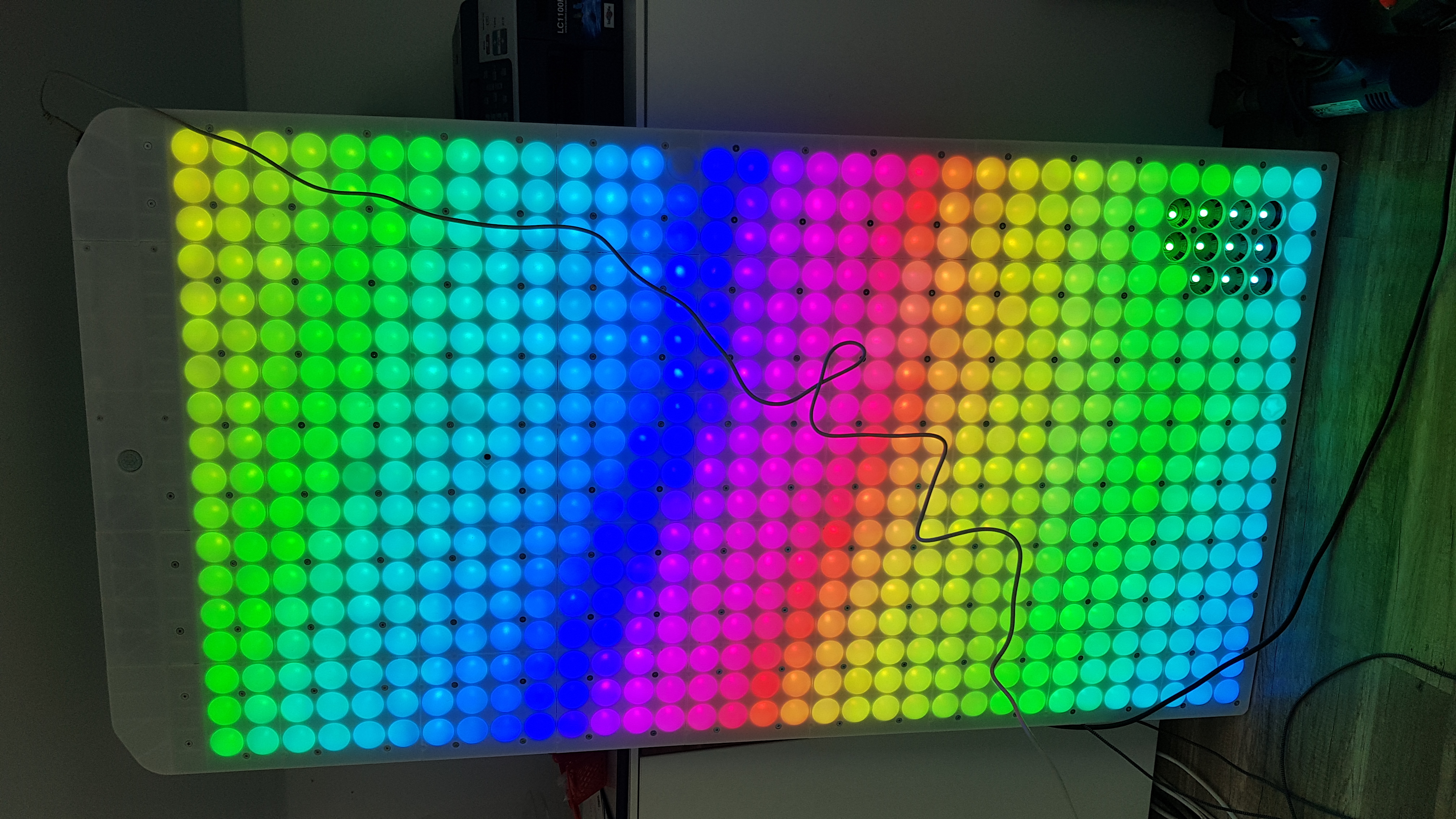 Modular LED PingPong Ball Video Wall