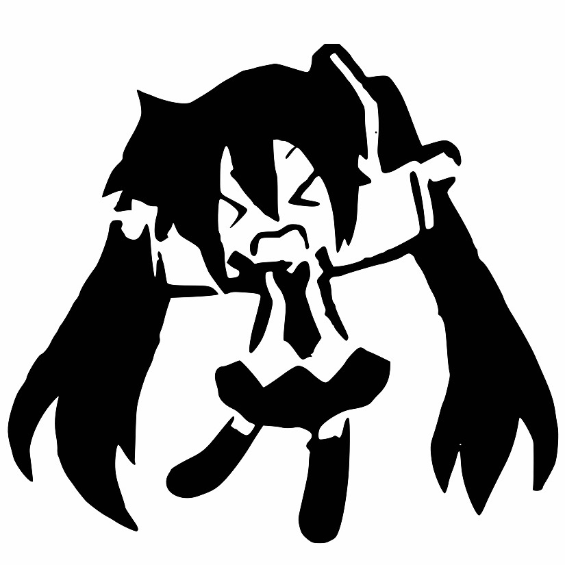 Hatsume Miku stencil 2