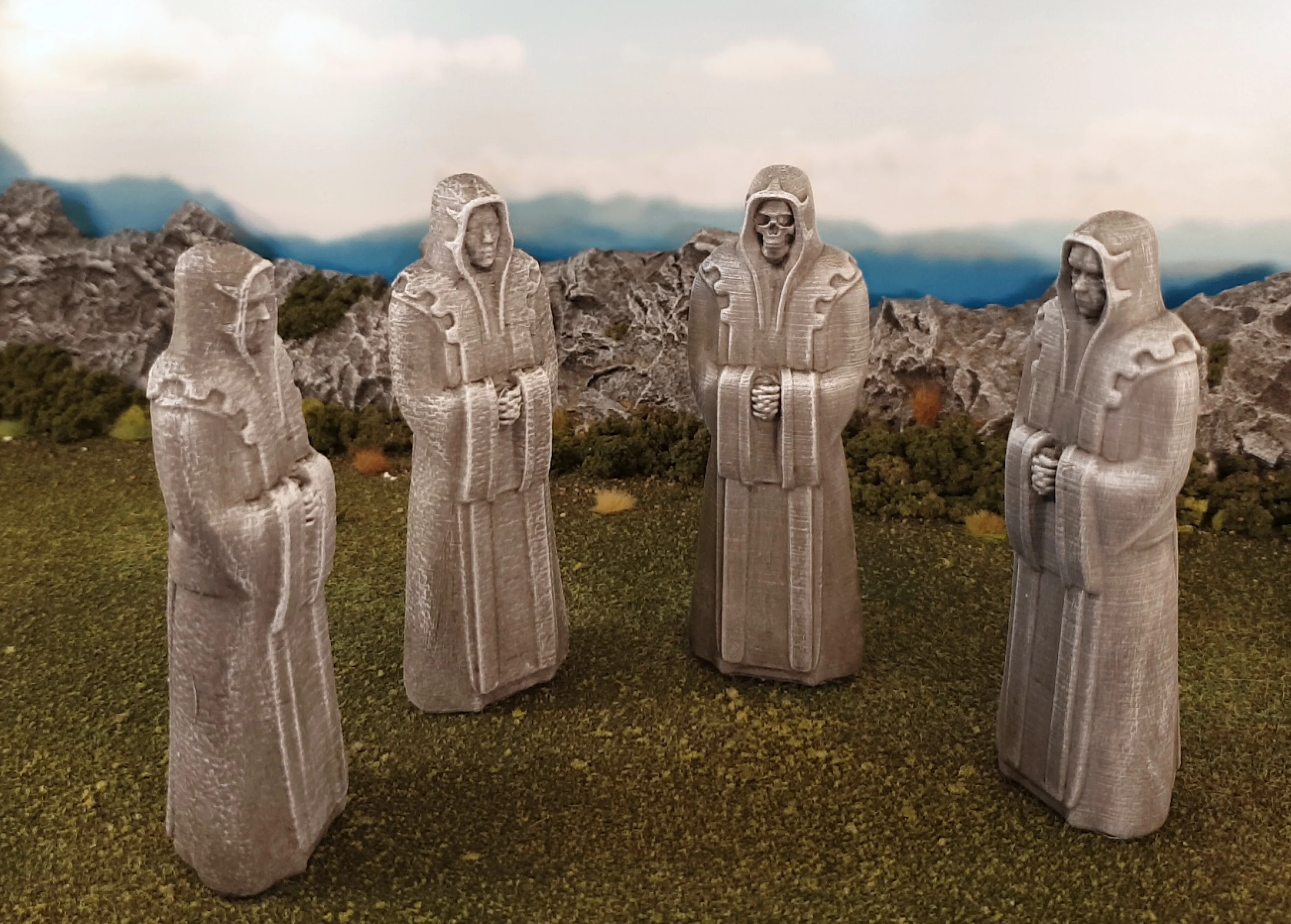 Priest statue