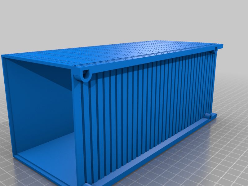 1:29 scale container 48ft Gscale
