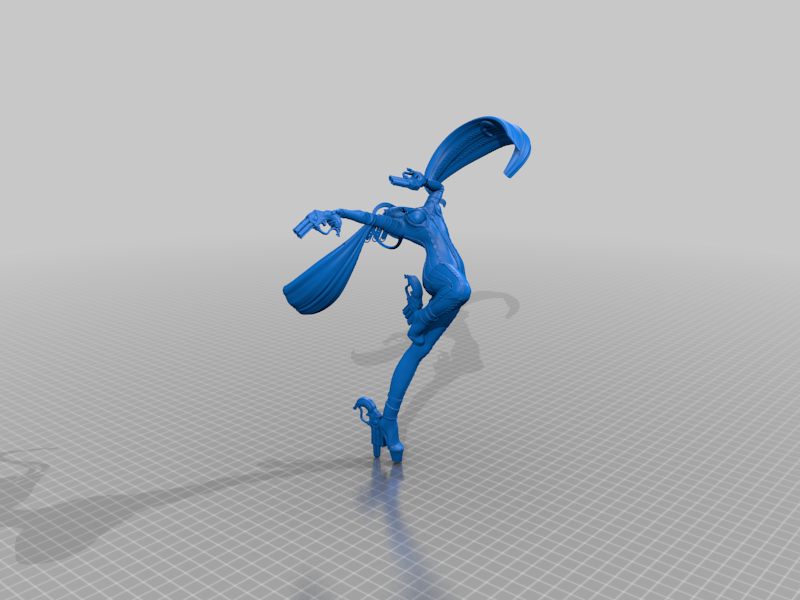 Bayonetta - Full model and parts