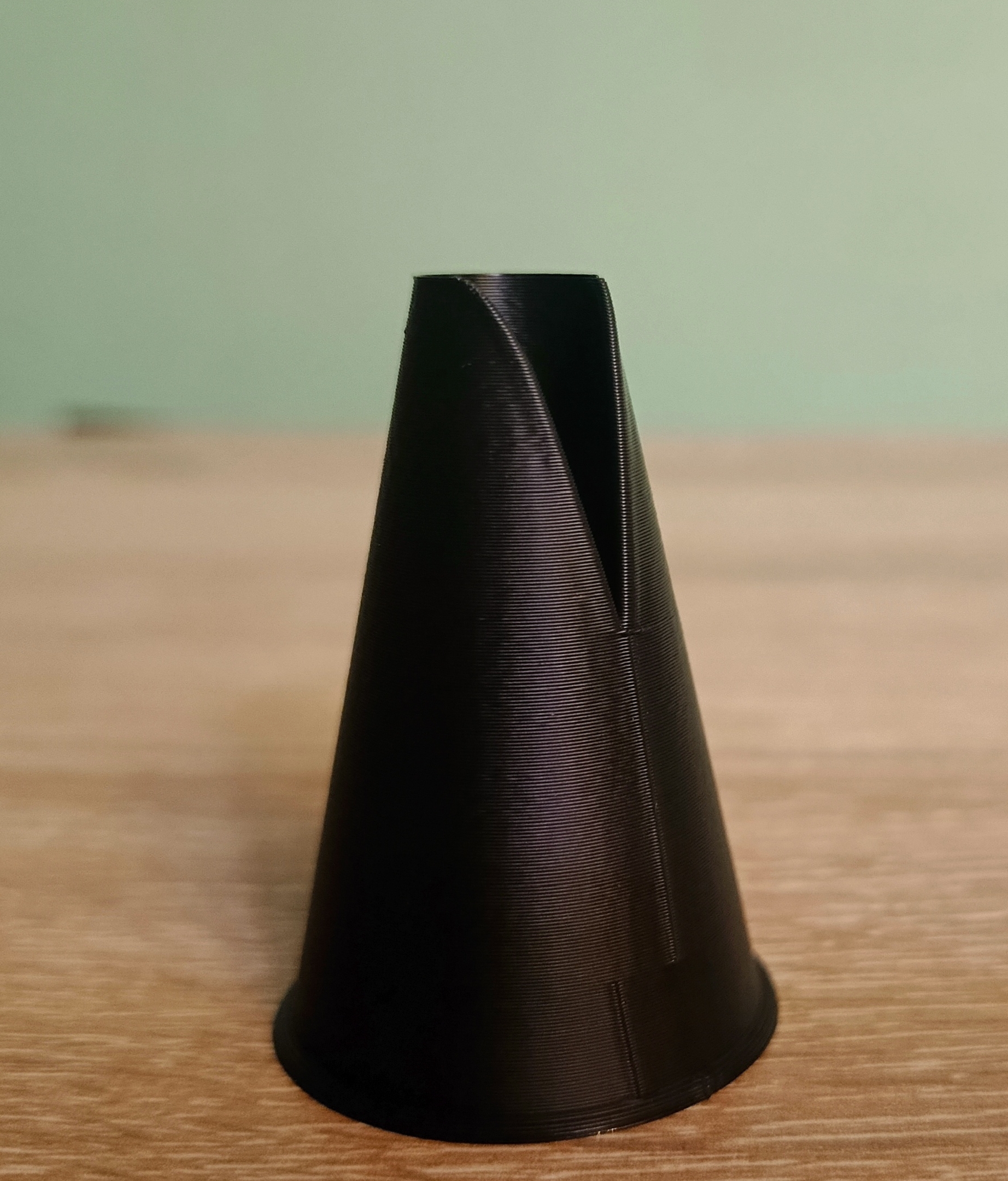 Pastry bag (syringe) nozzle.