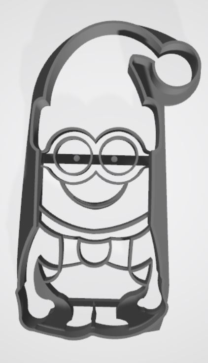 Christmas Minion Cookie Cutter