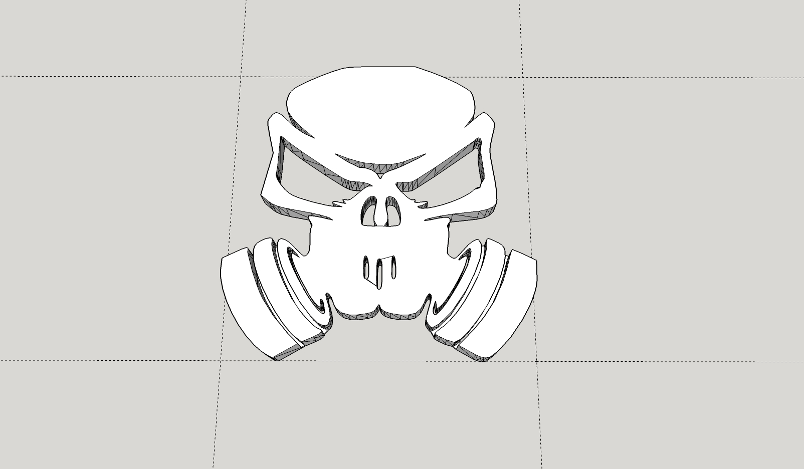 Gas mask nitro logo