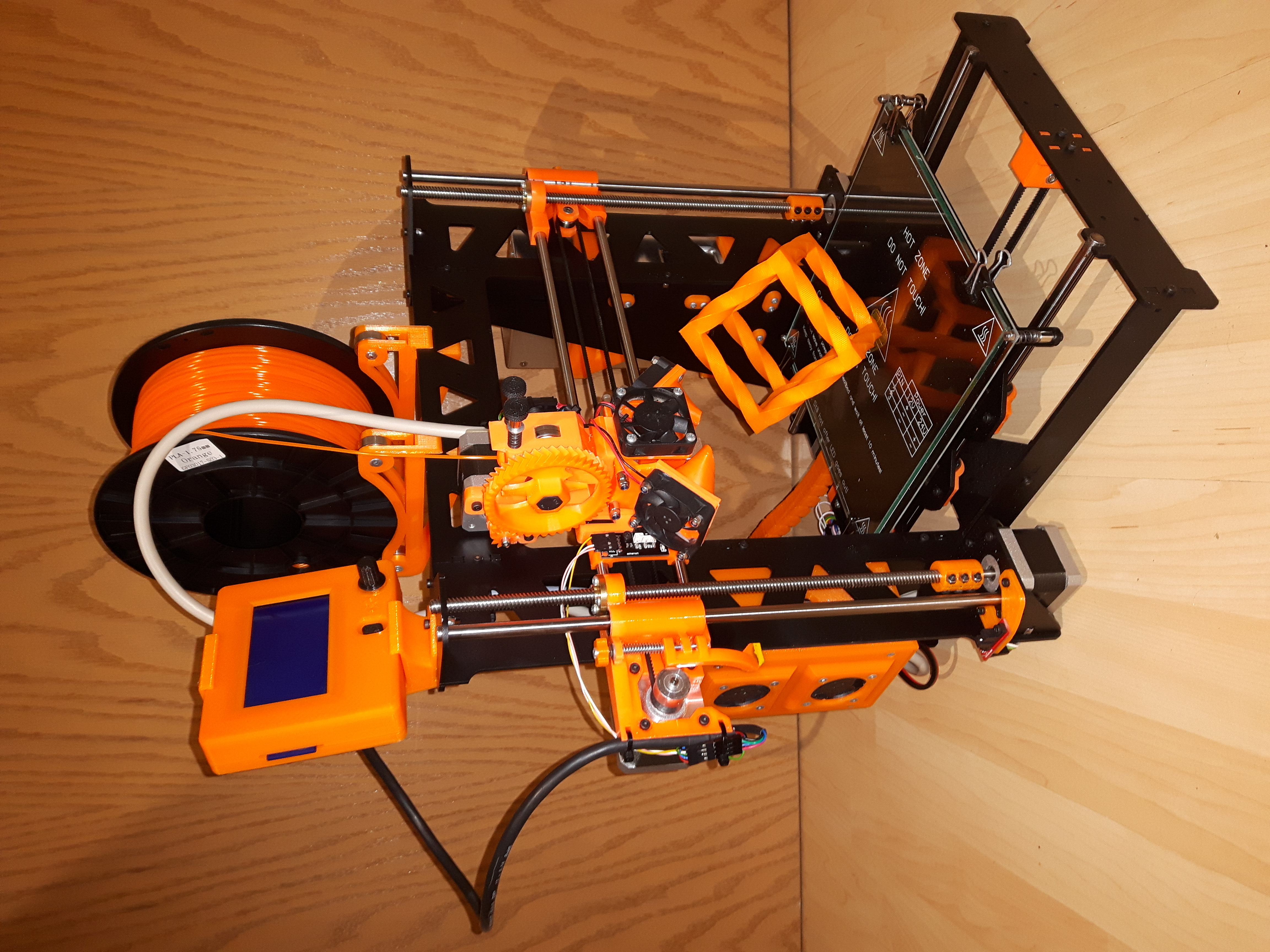Prusa i3 Steel printable parts. Complete Set