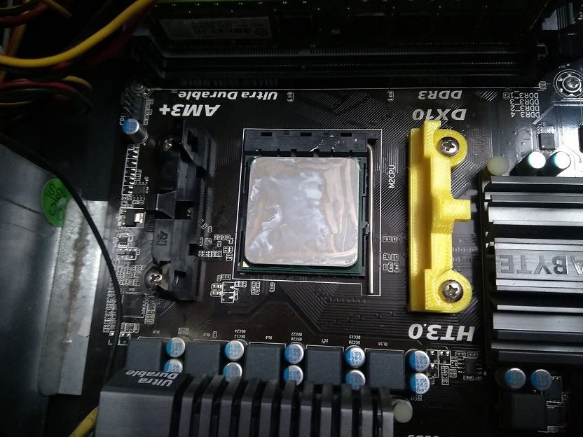 mother board heat sink side stopper