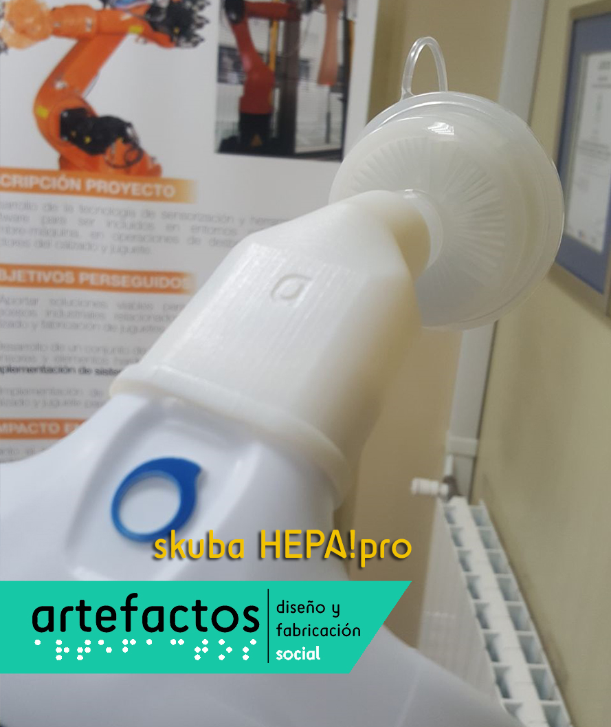 skuba 1pro / adaptador mascara snorkel