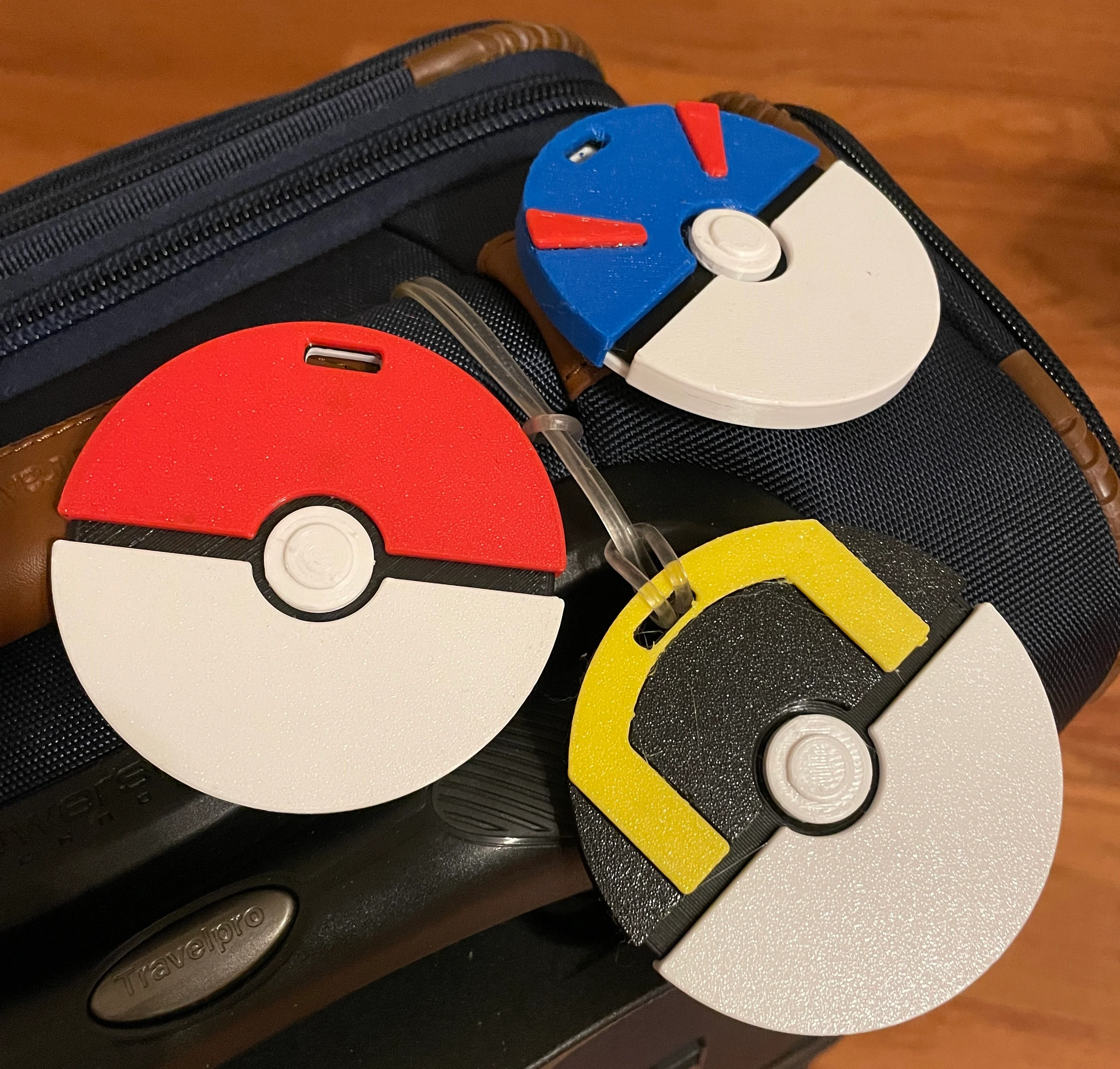 Pokeball Luggage Tag