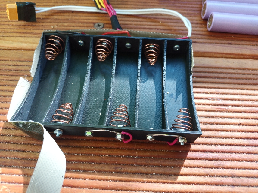 Battery contact spring maker for 18650 incl. boxes