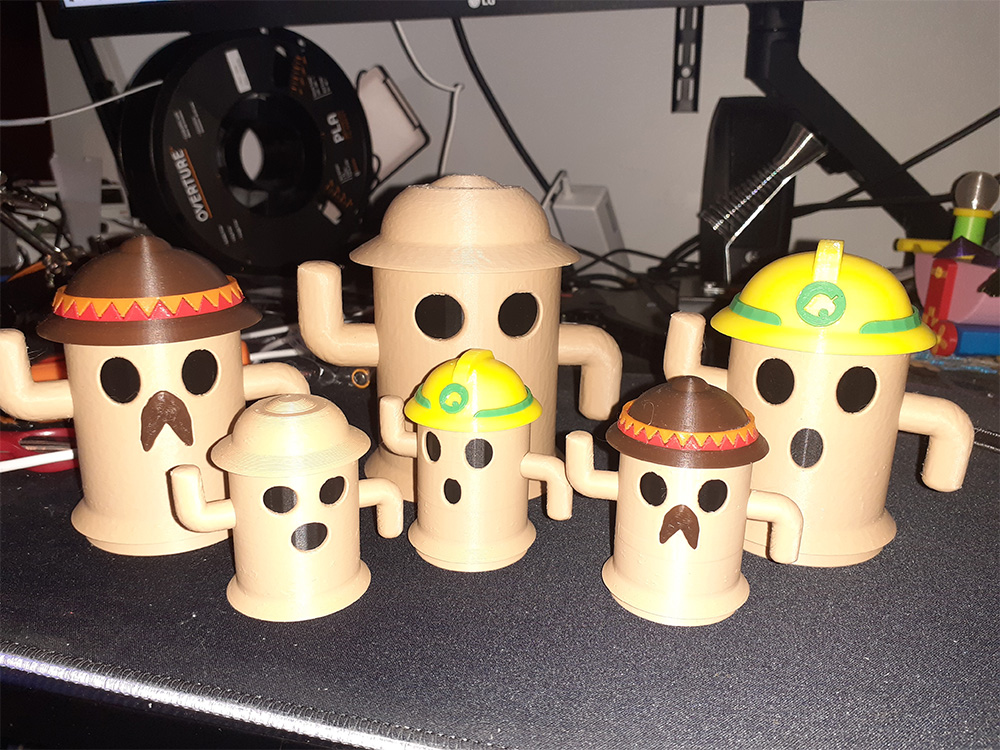 Gyroid Variety Containers