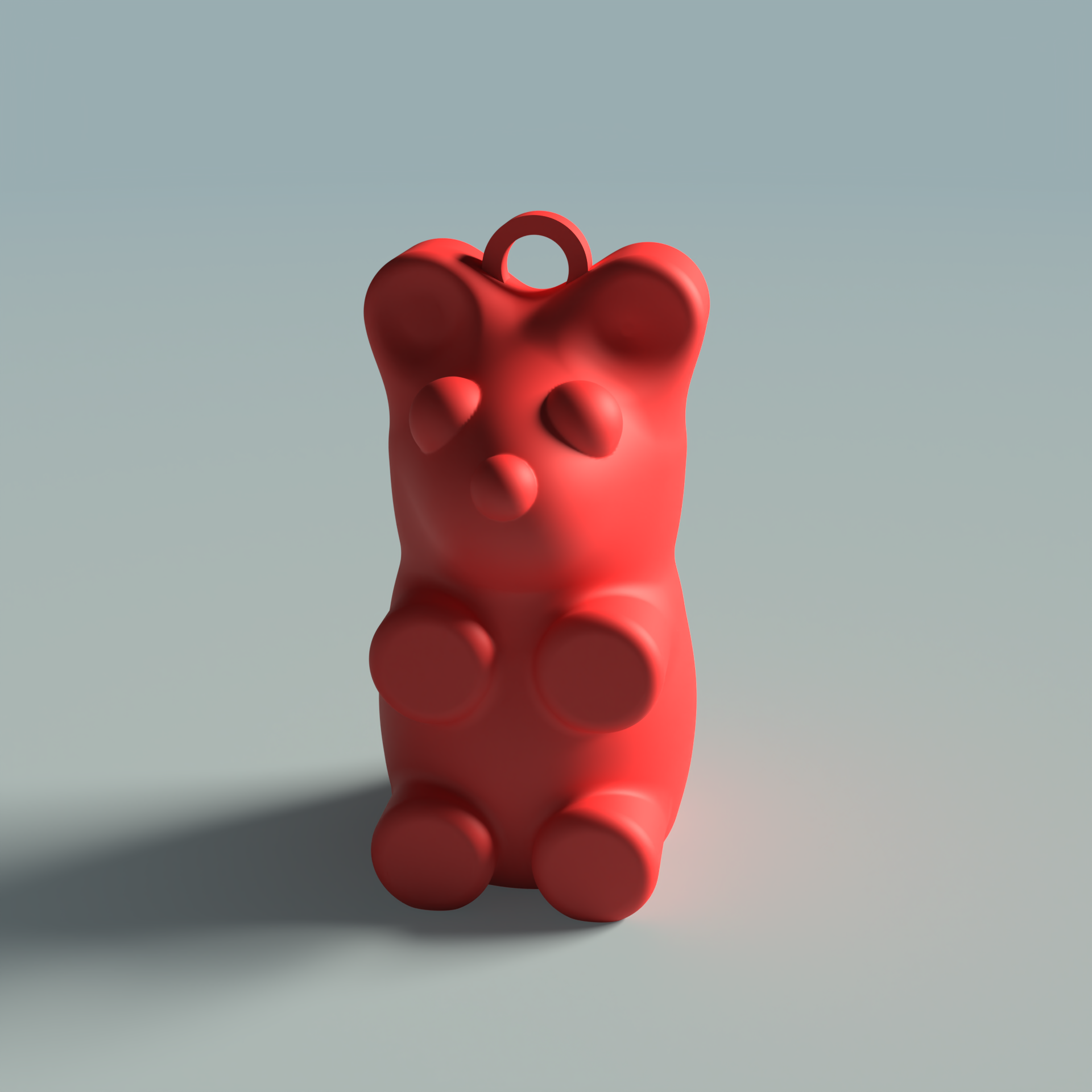 gummy bear keychain & magnet
