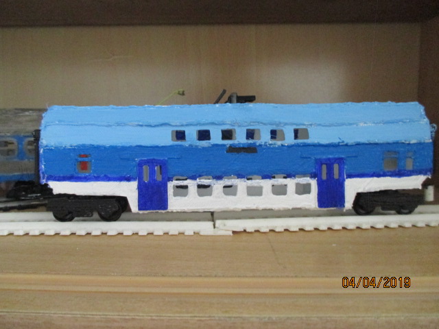 H0 double decker passenger coach RK