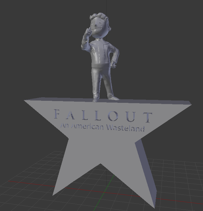 Fallout Hamilton Crossover Statue