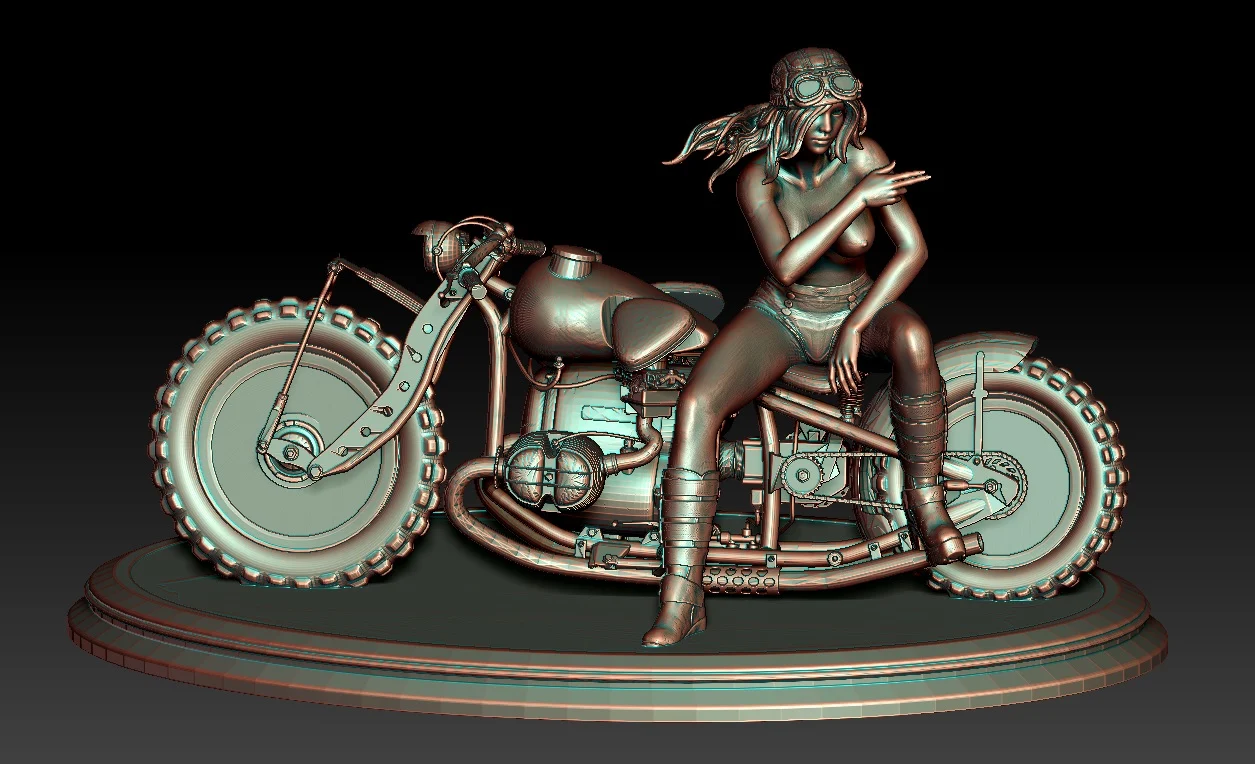 Biker Girl 5
