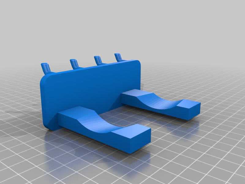 Rubber Mallet Holder for Peg Board