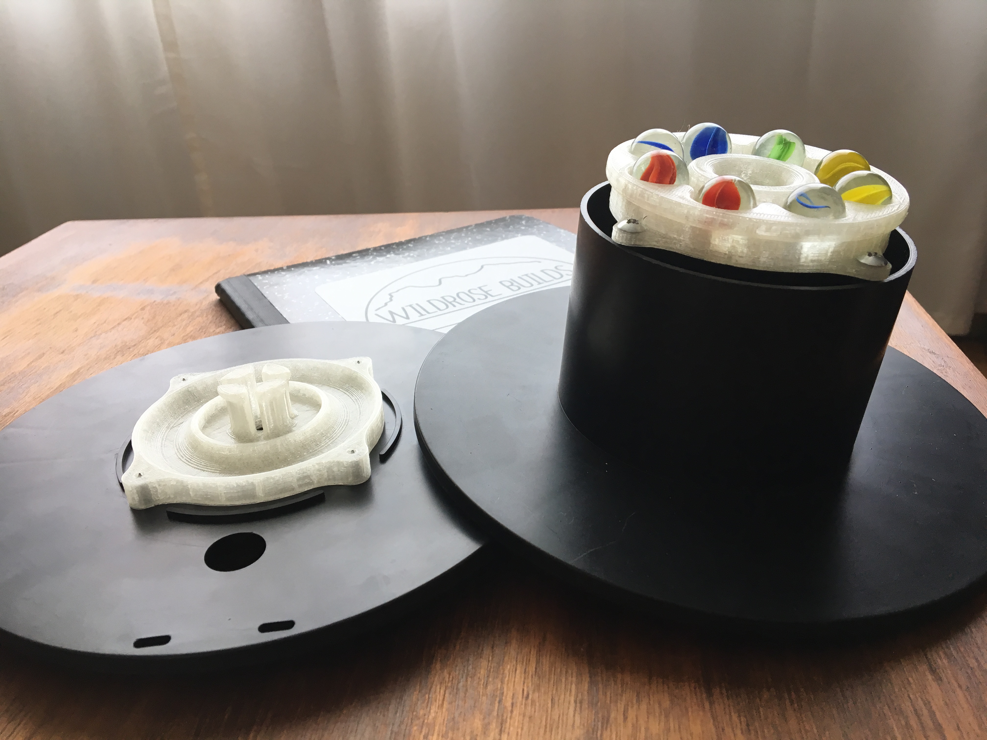 Filament Spool Spray Paint Turntable!