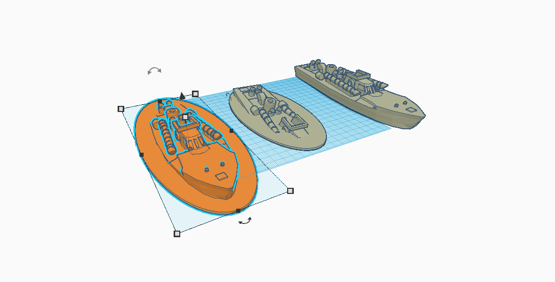 Sinking Vosper MTB 1-100 scale