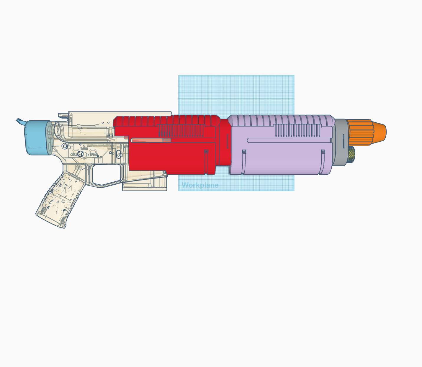 Bryar-M4 airsoft blaster conversion