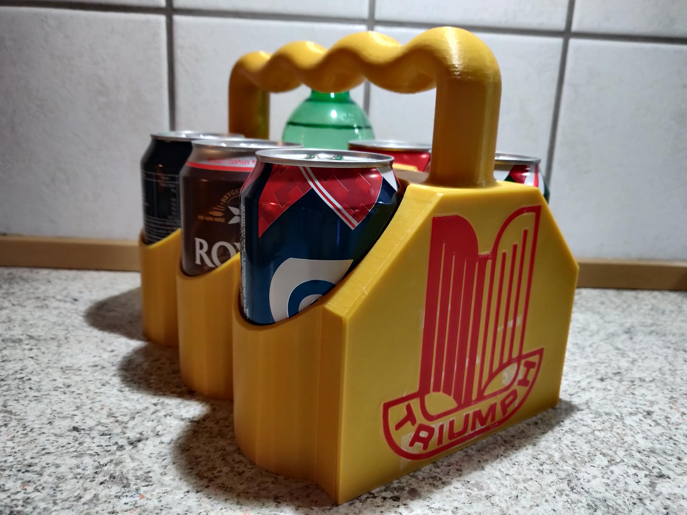 Can holder with bought cooling element