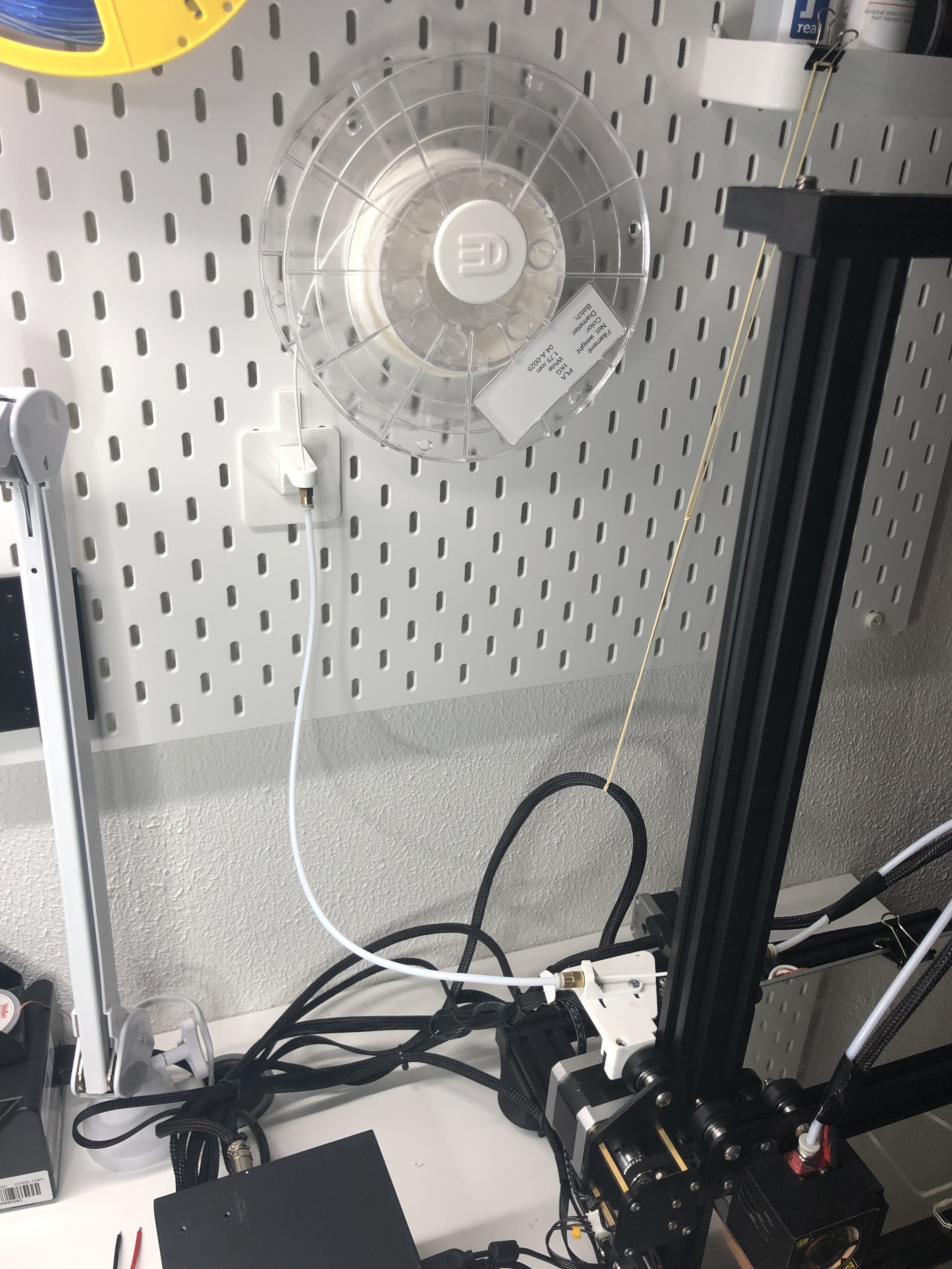 Creality CR10(X) And Ikea Pegboard Set Up