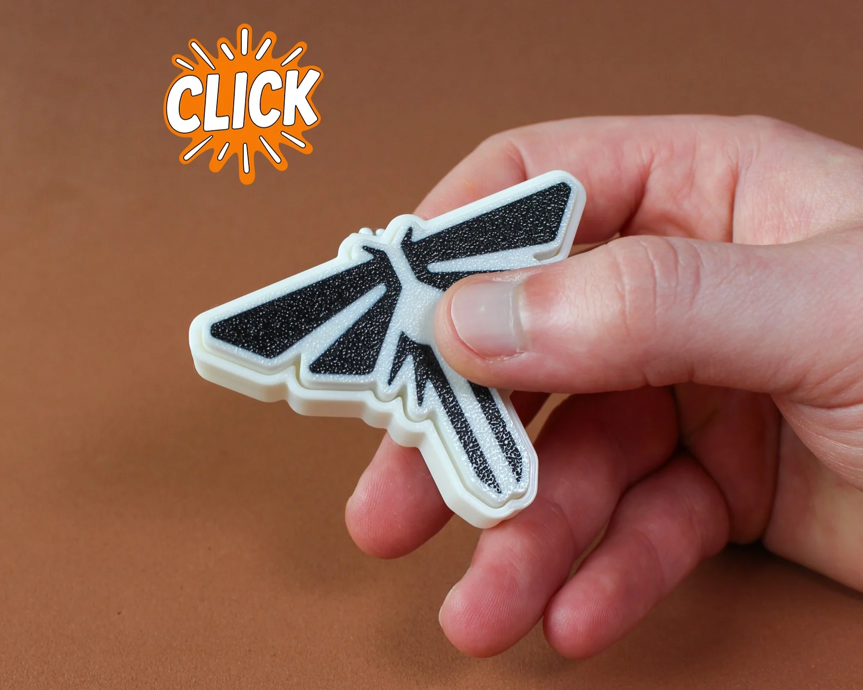Logo Fireflies Fidget Clicker - Keychain