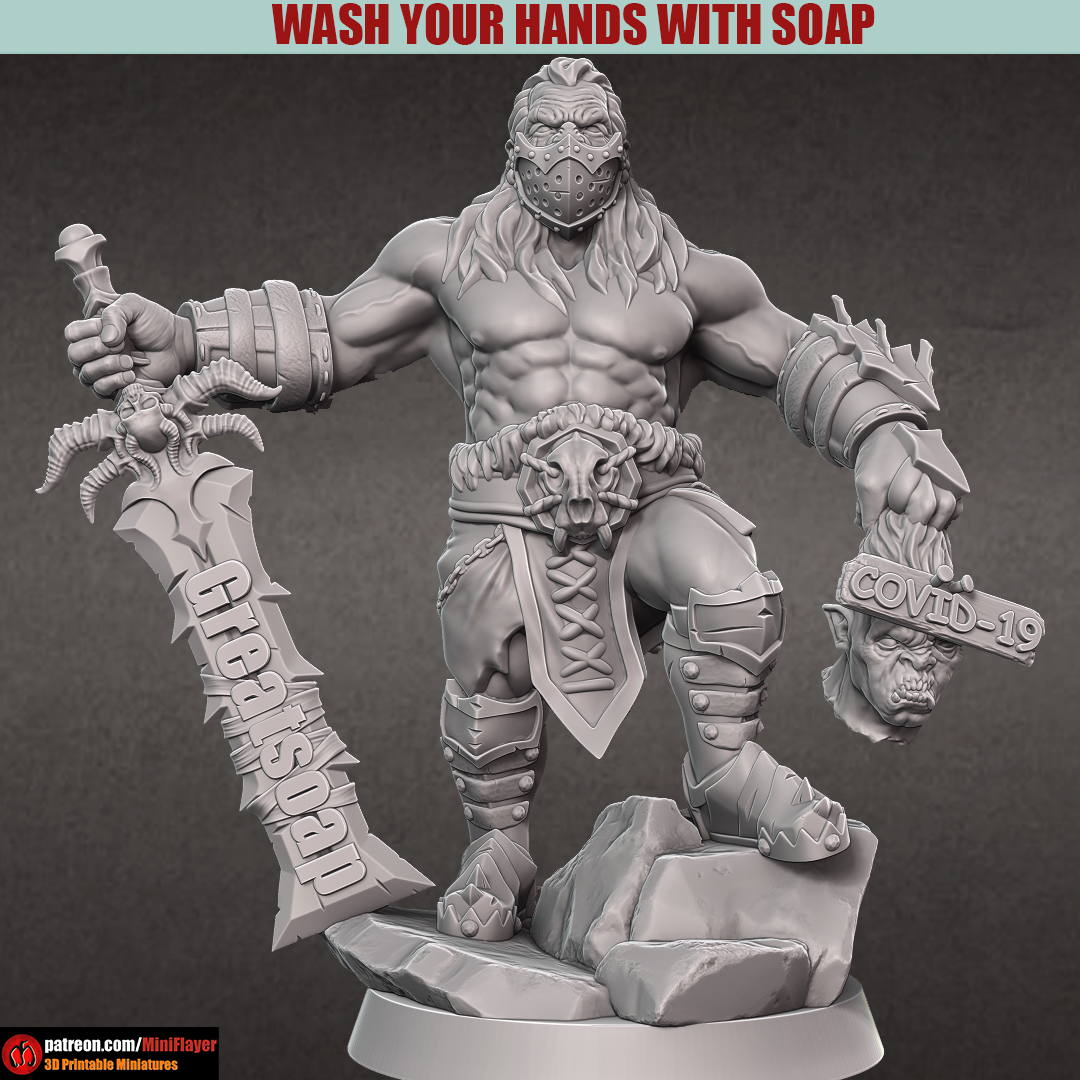 OCD Half-orc slays Covid-19 Ogre