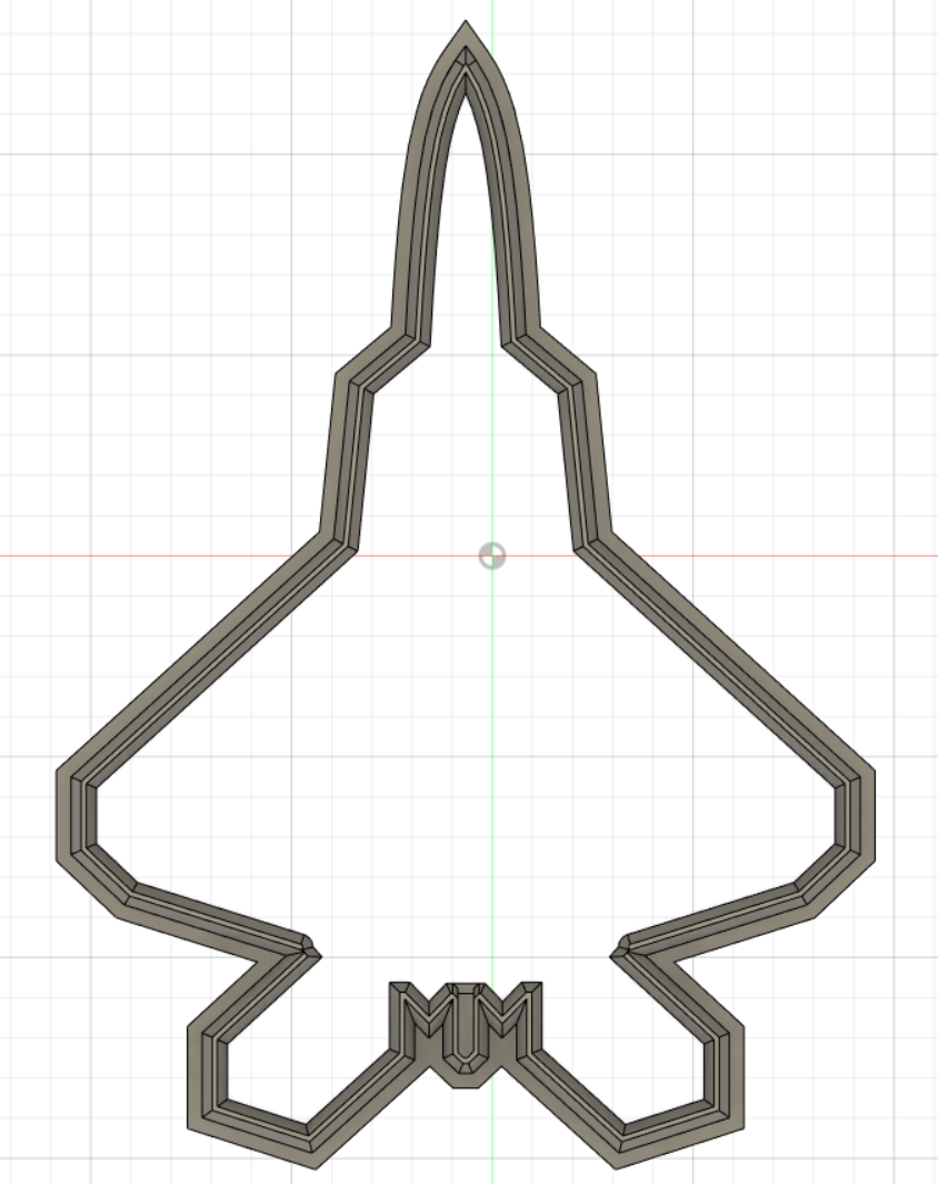 F22 Raptor Cookie Cutter