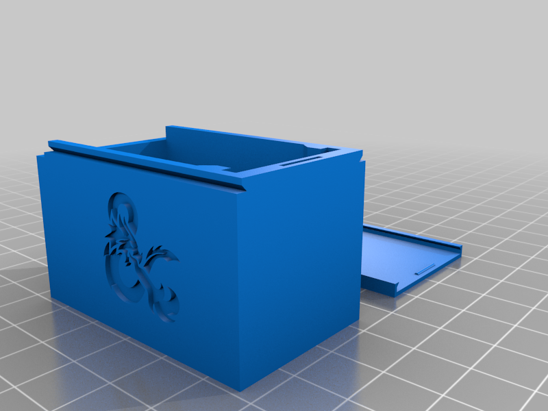 D&D Miniature Figurine box for Heroforge models (50mm)