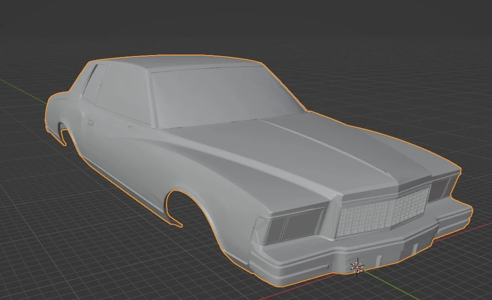 1/10 monte carlo body RC car body
