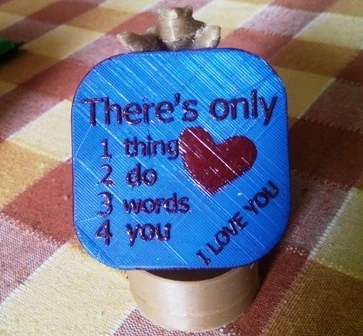 Romantic gift card