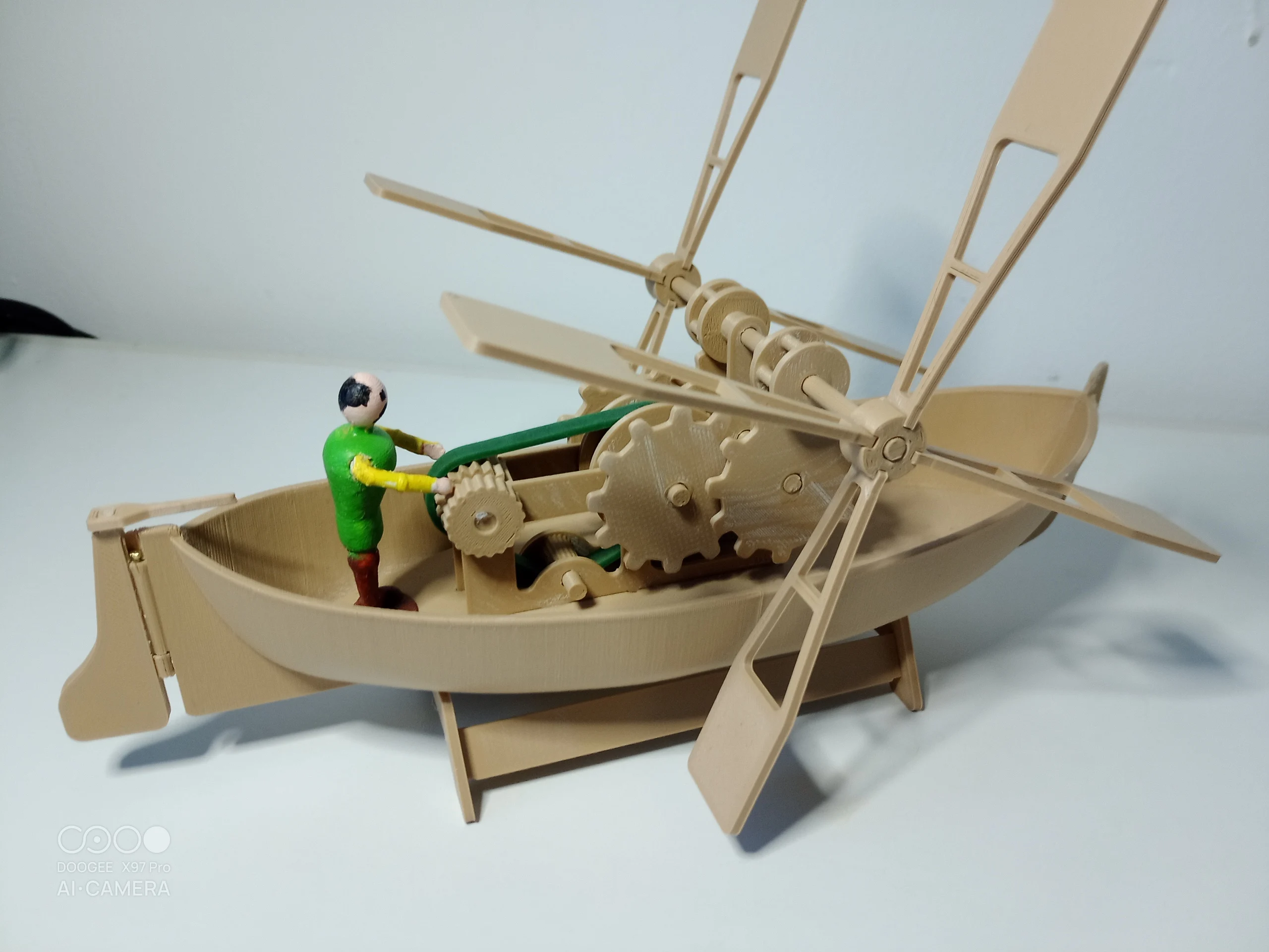 Barca a Pale di Leonardo da Vinci