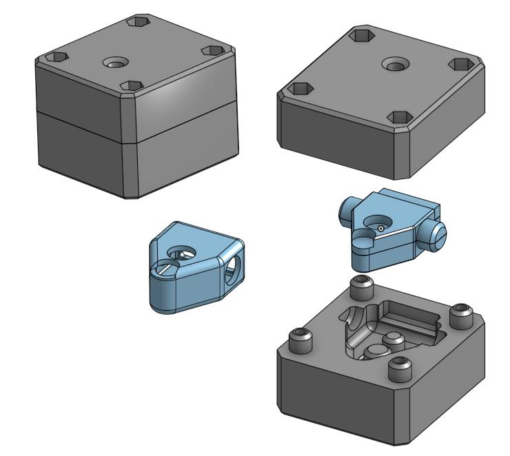 Makerbot Replicator 2x Silicone Heater Block Mold