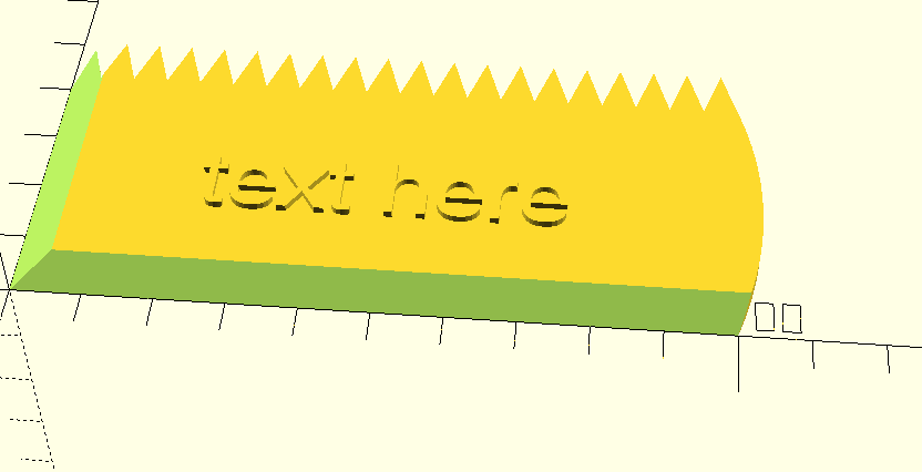 Customizable Wax Comb With Text