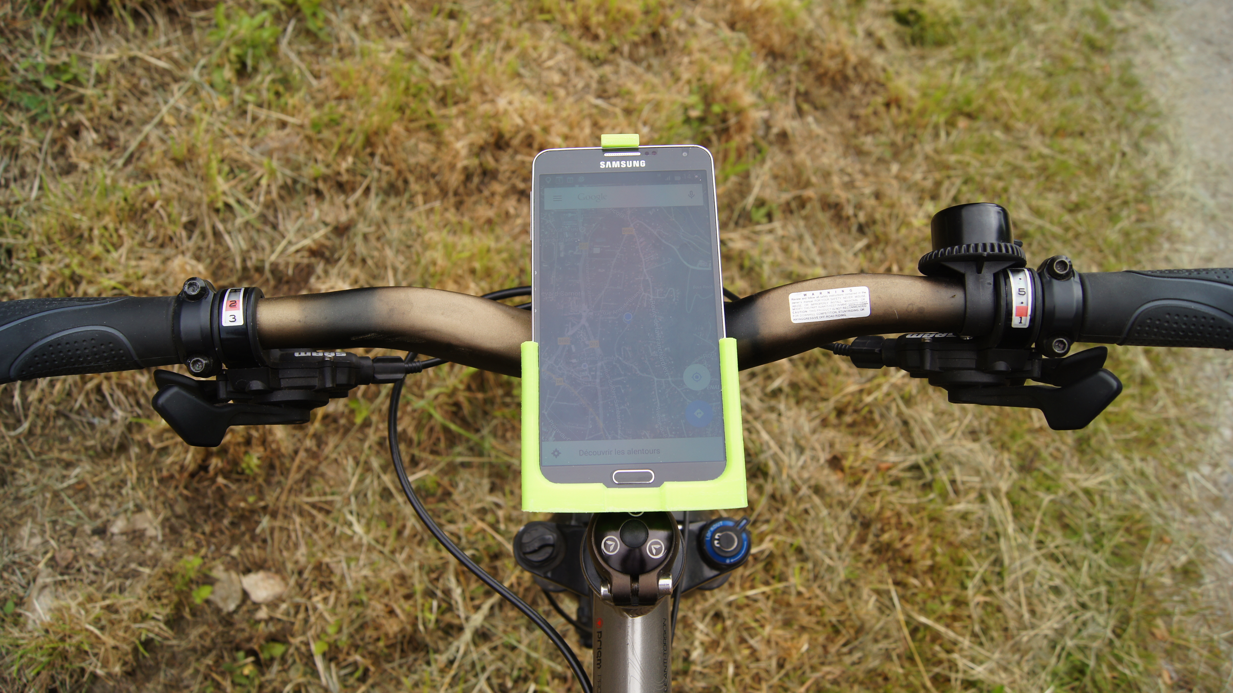 Support Note 3 pour vélo/Note 3 bike mount